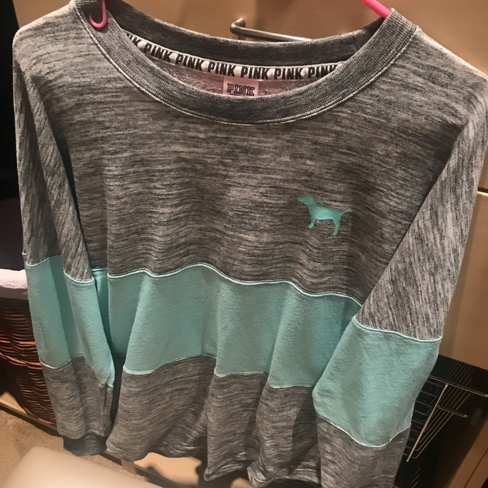 VS pink sweatshirt